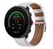 Polar Vantage M leren bandje (wit)