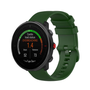Polar Grit X2 Pro luxe siliconen bandje (legergroen)