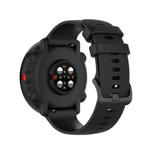Polar Grit X2 Pro luxe siliconen bandje (zwart)