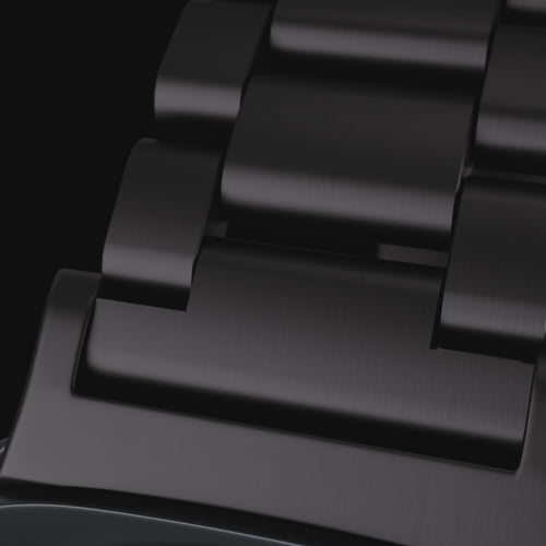 Bandz Samsung Galaxy Watch 8 - 44mm stalen band 'Classic' (zilver)