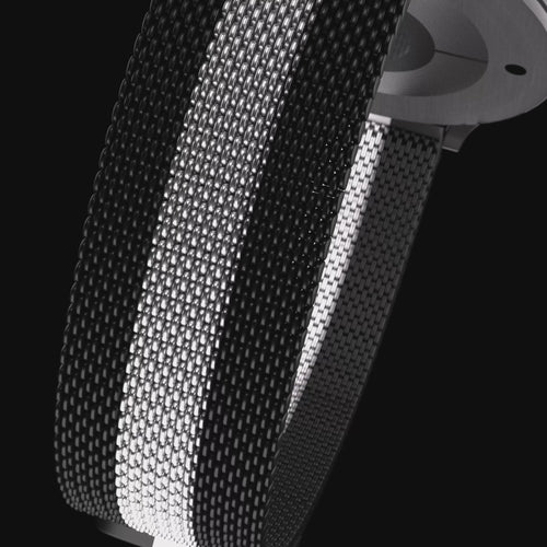 Polar Grit X Pro Milanese Strap (Black/White)