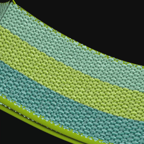 Apple Watch nylon band (groen/geel)
