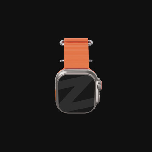 Bandz Apple Watch Ultra ocean bandje 'Classic' (oranje)