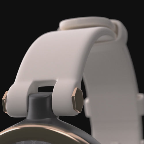 Garmin Lily siliconen bandje (zandgrijs)