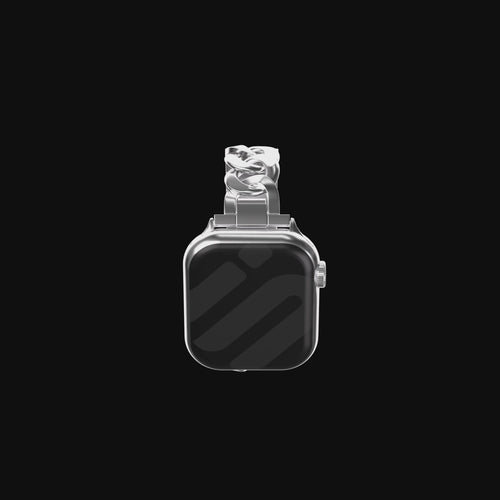 Apple Watch Steel Chain Strap (Silver)