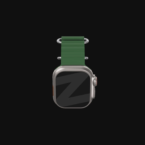 Bandz Apple Watch Ultra ocean bandje 'Classic' (groen)