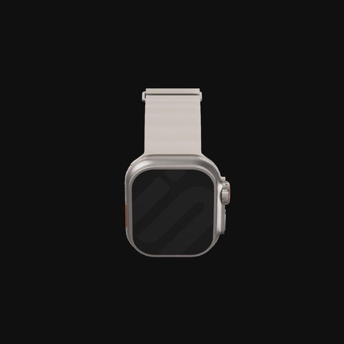 Apple Watch Ocean bandje met druksluiting (oranje/zwart)