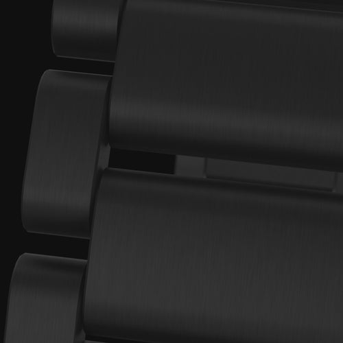 Bandz Apple Watch titanium schakel band (zwart)