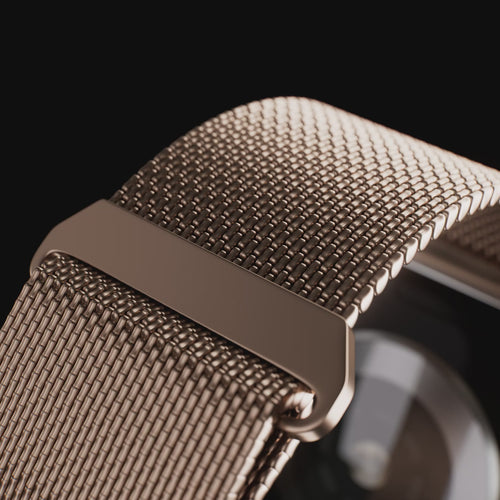 Apple Watch Milanees bandje (retro goud)