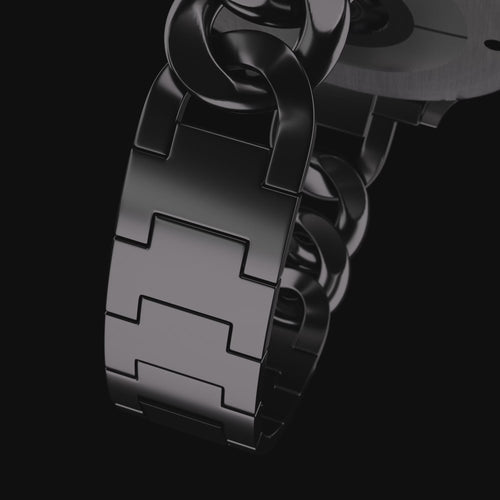 Samsung Galaxy Watch 4 - 44mm Steel Chain Strap (Black)