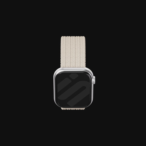 Apple Watch gevlochten bandje (sterrenlicht)