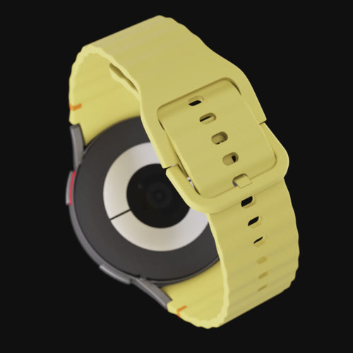 Samsung Galaxy Watch 7 - 44mm Wave bandje (lichtgeel)