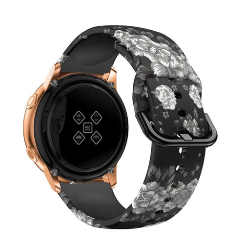 Grey Flower Amazfit Bip 3 (Pro) Strap