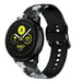 Grey Flower Samsung Galaxy Watch Active Strap
