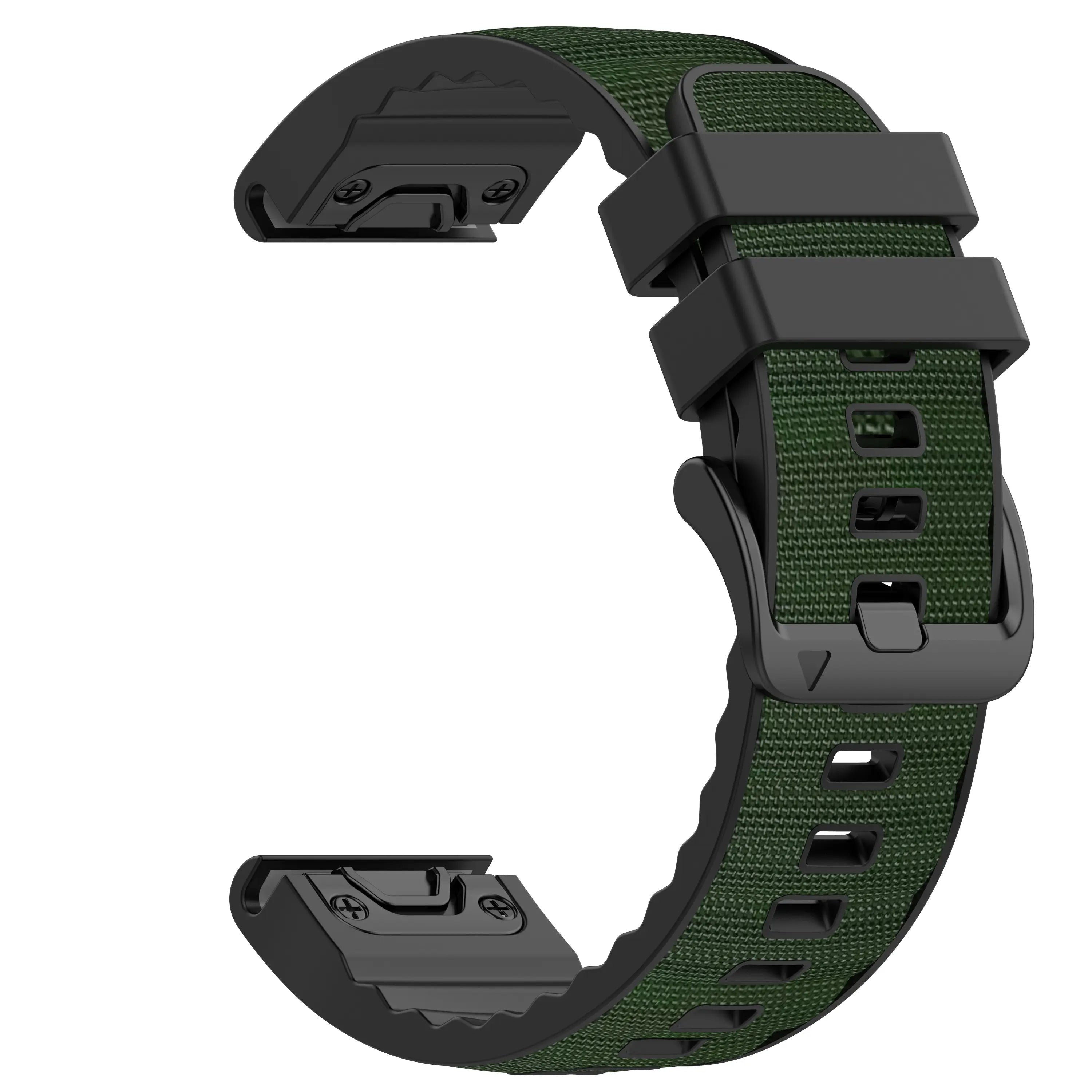 Garmin Approach S62 hybrid nylon band (legergroen)
