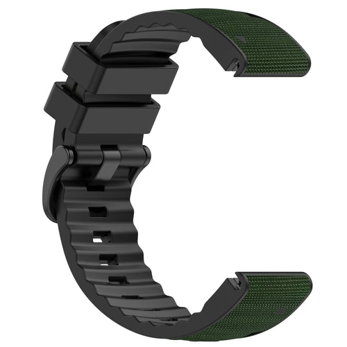 Garmin Approach S62 hybrid nylon band (legergroen)