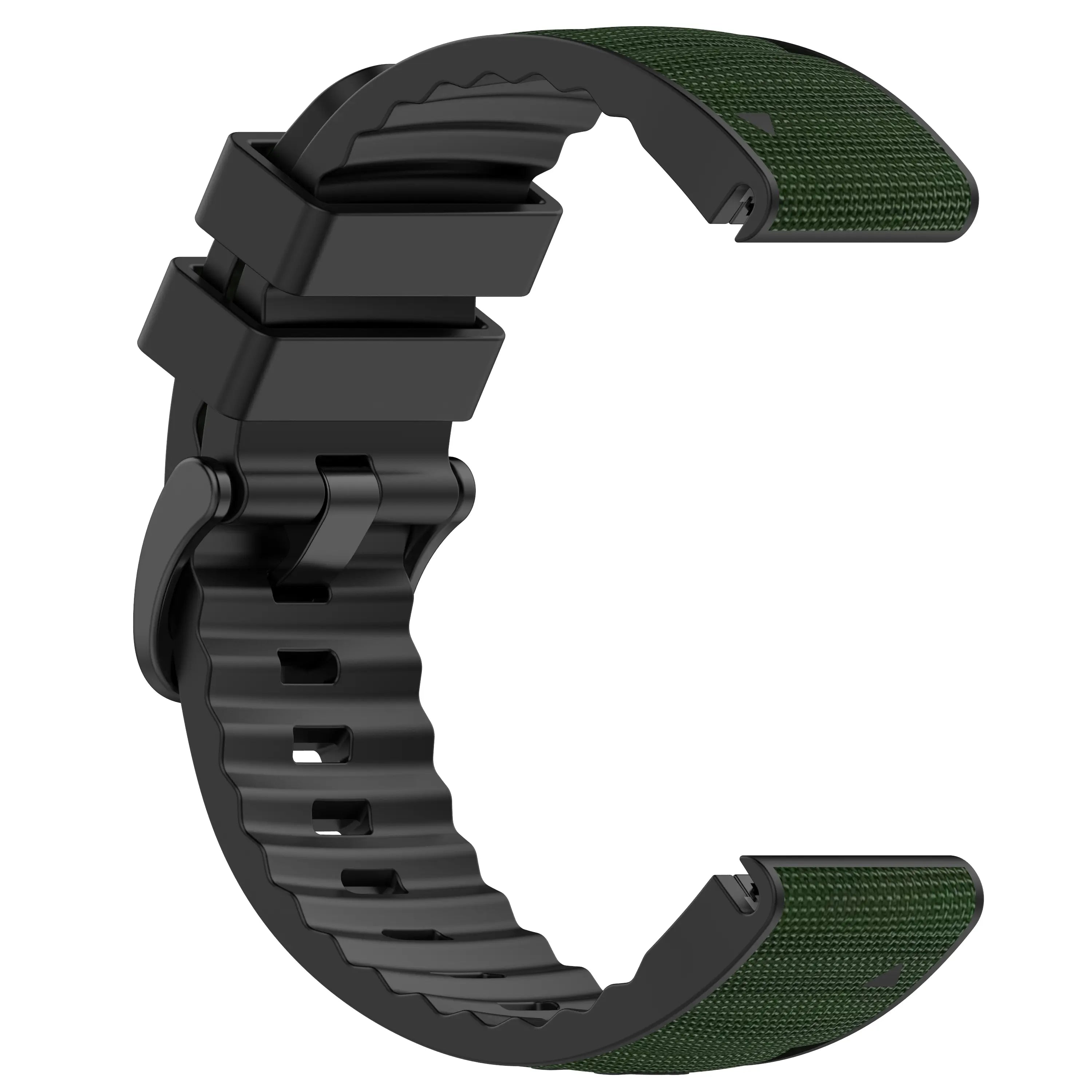 Garmin Approach S62 hybrid nylon band (legergroen)