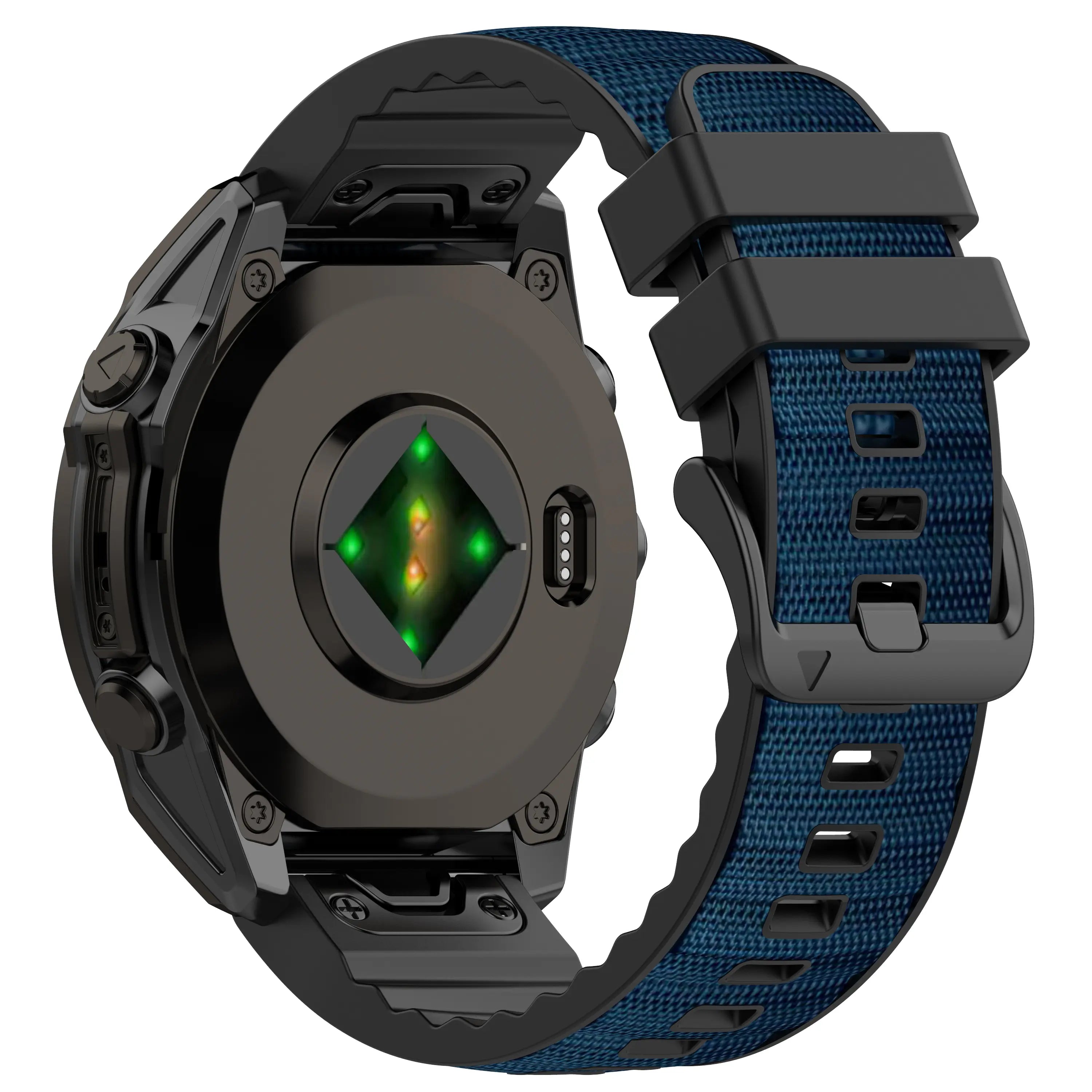 Amazfit T-Rex Ultra 2 Hybrid Nylon Strap (Dark Blue)