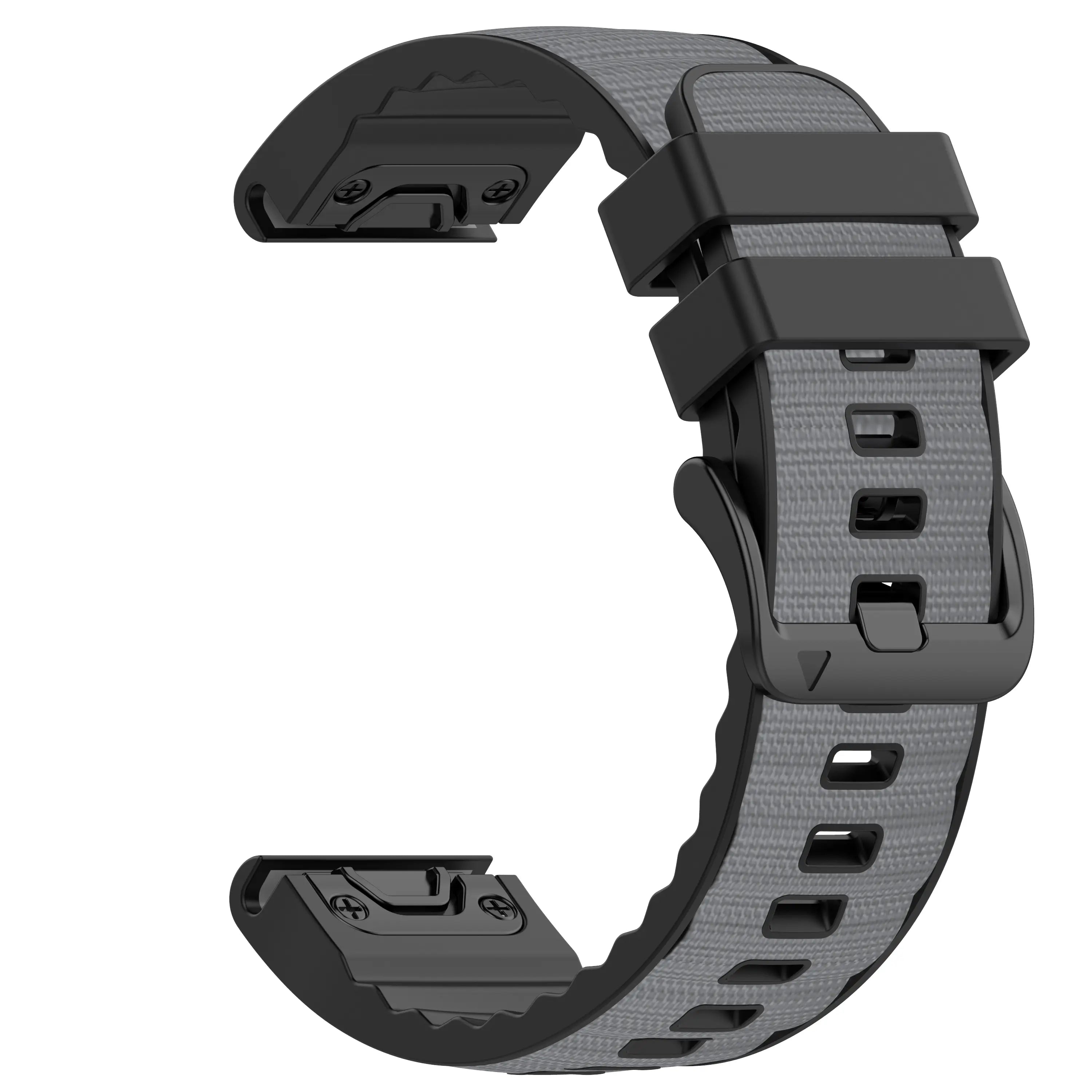 Amazfit T-Rex Ultra 2 Hybrid Nylon Strap (Light Grey)