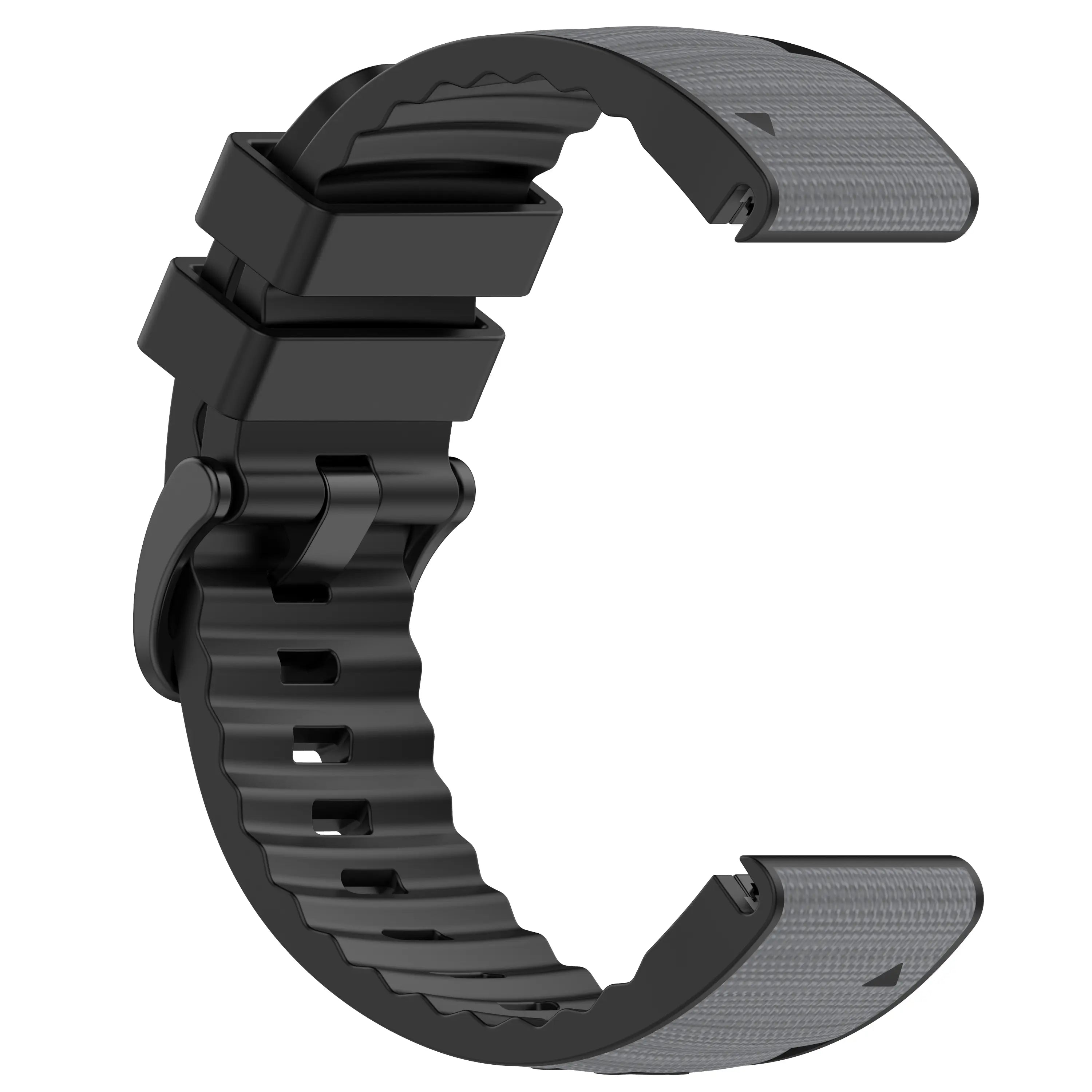 Amazfit T-Rex Ultra 2 Hybrid Nylon Strap (Light Grey)