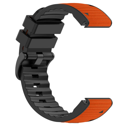 Amazfit T-Rex Ultra 2 Hybrid Nylon Strap (Orange)