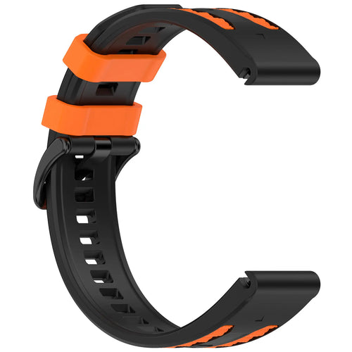 Garmin Approach S62 Sport Grain Strap (Black/Orange)