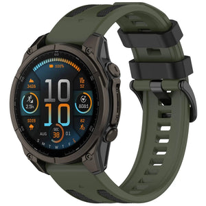 quickfit 26mm sport grain band green black