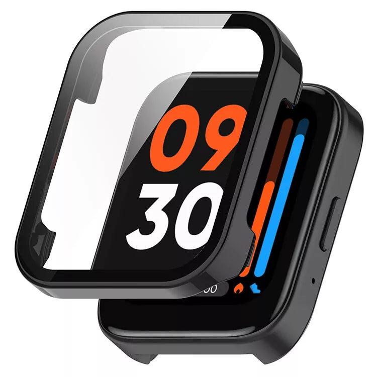 Realme Watch 3 PC case met glas (zwart)