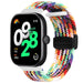 Xiaomi Smart Band 9 Pro geweven bandje met D-buckle (regenboog)