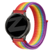 Bandz Garmin Venu 2s nylon loop band (regenboog)