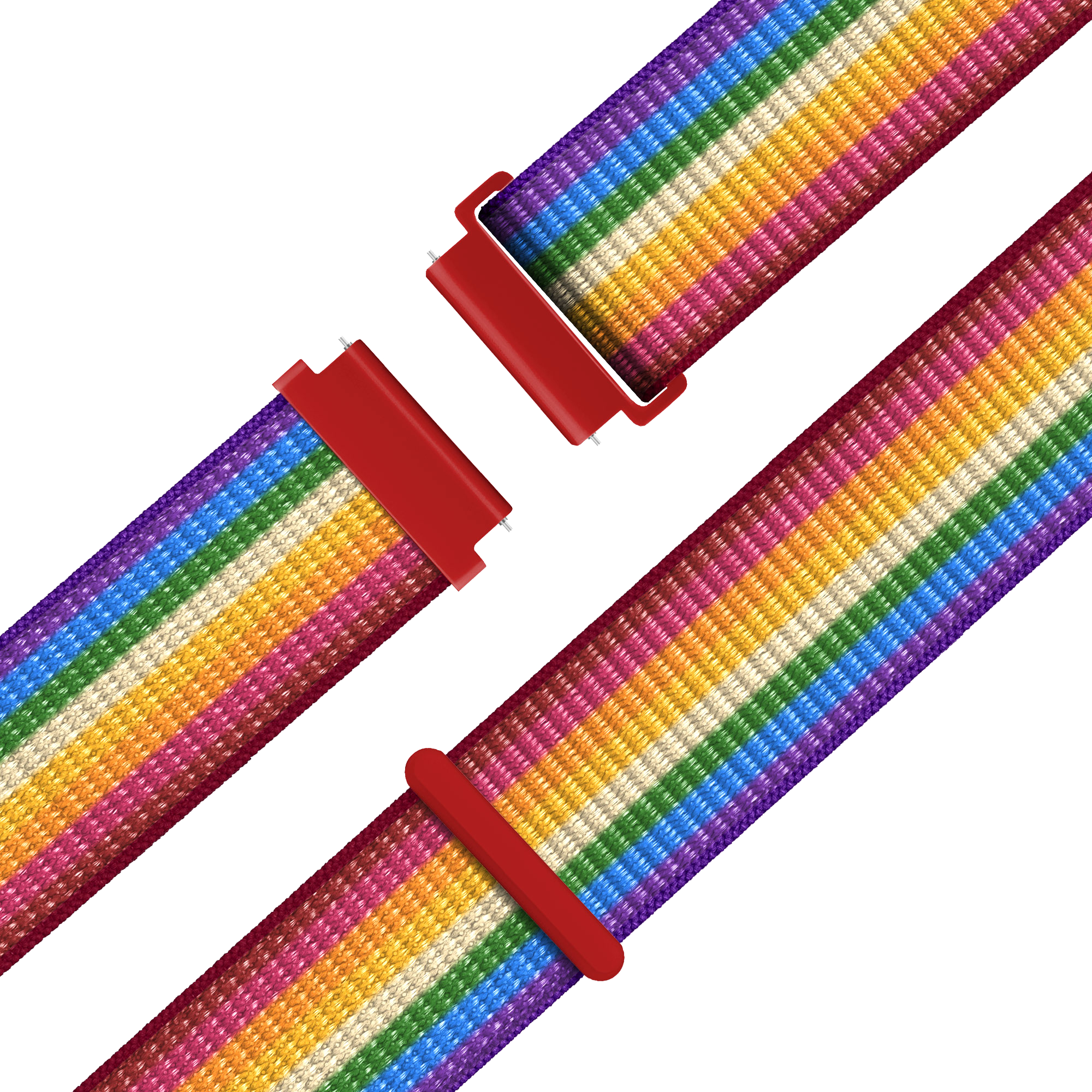 Bandz Garmin Vivomove 3s nylon loop band (regenboog)