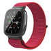 Fitbit Sense 2 Nylon Strap (Red)