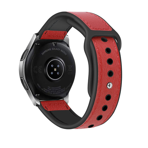Withings Steel HR - 40mm leren hybrid bandje (rood)