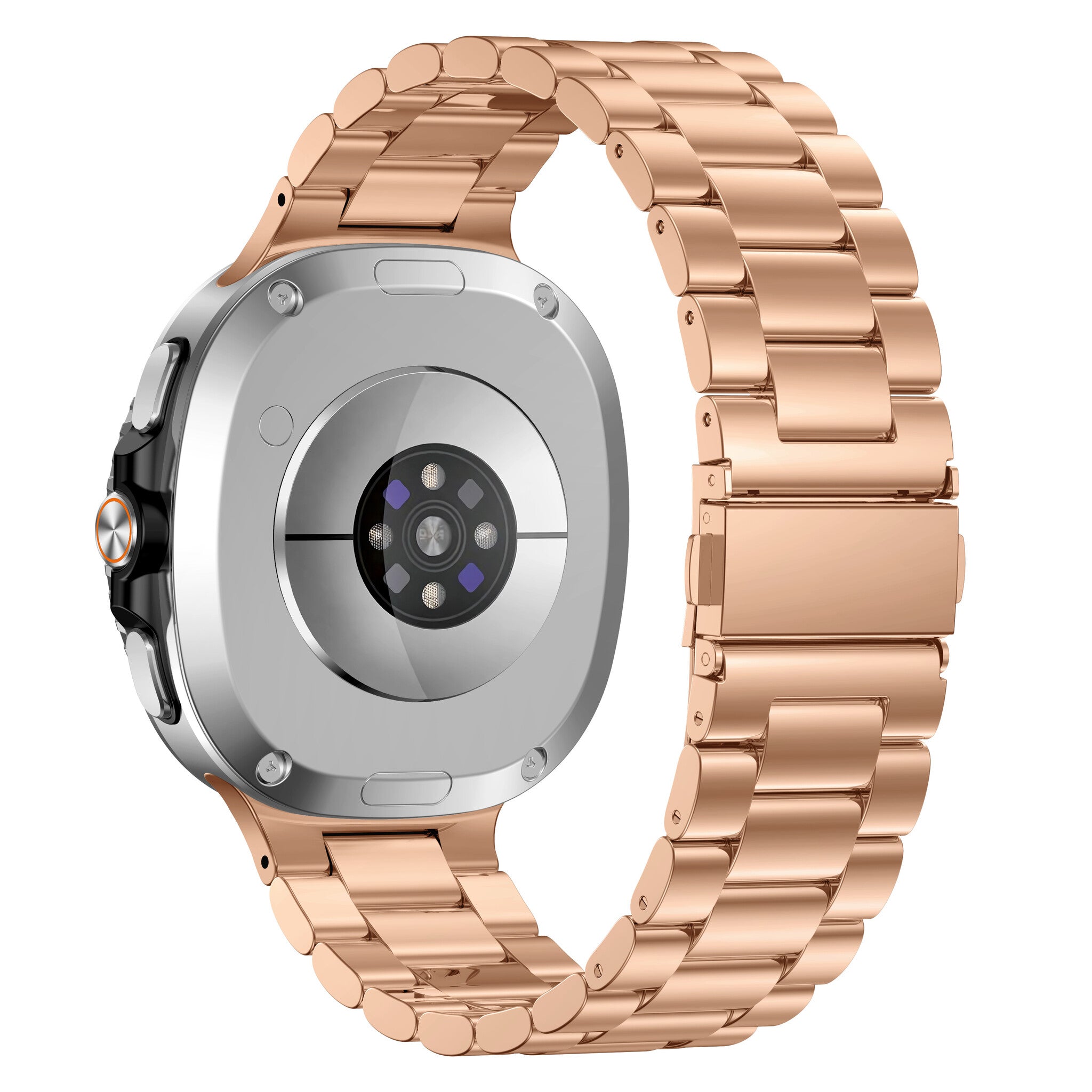 Samsung Galaxy Watch 8 - 44mm Steel Strap (Rose Gold)