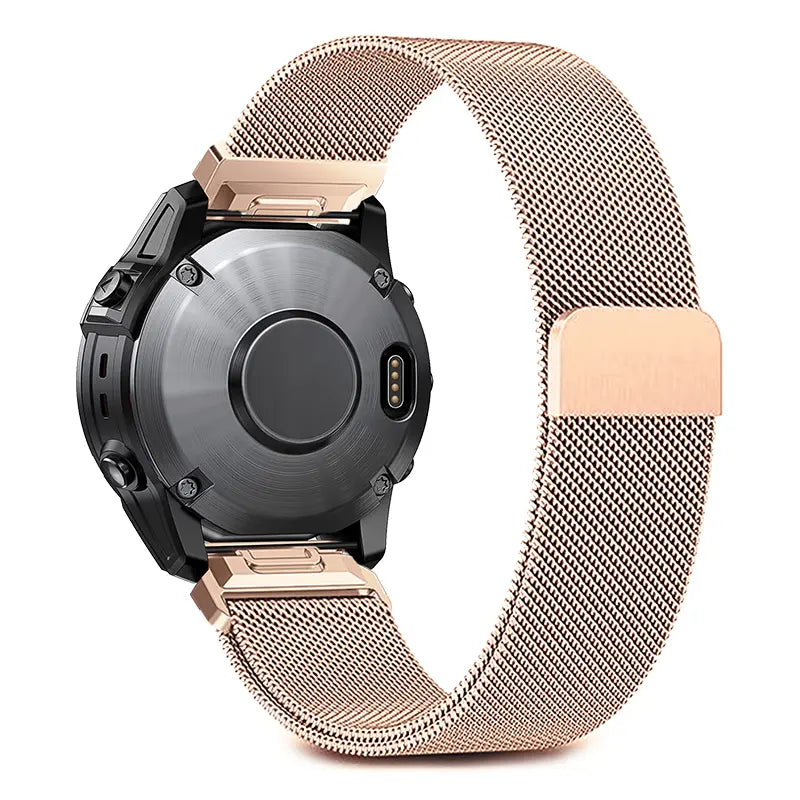 Garmin Instinct E - 40mm premium milanese band (roségoud)