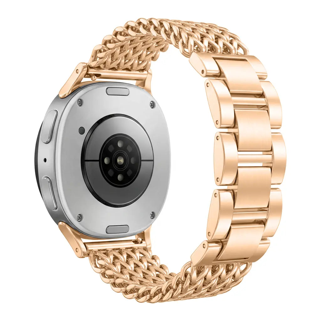 Samsung Galaxy Watch 8 - 44mm metalen mesh bandje (roségoud)