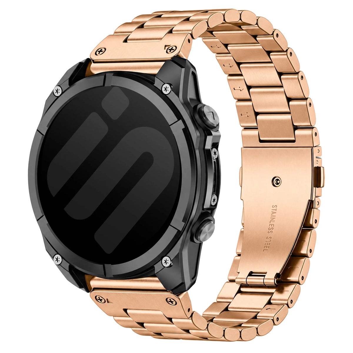 Garmin Approach S72 - 43mm premium stalen band (roségoud)