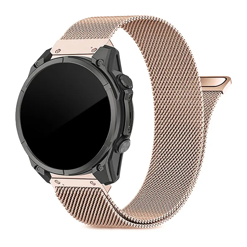 Garmin Instinct E - 40mm premium milanese band (roségoud)
