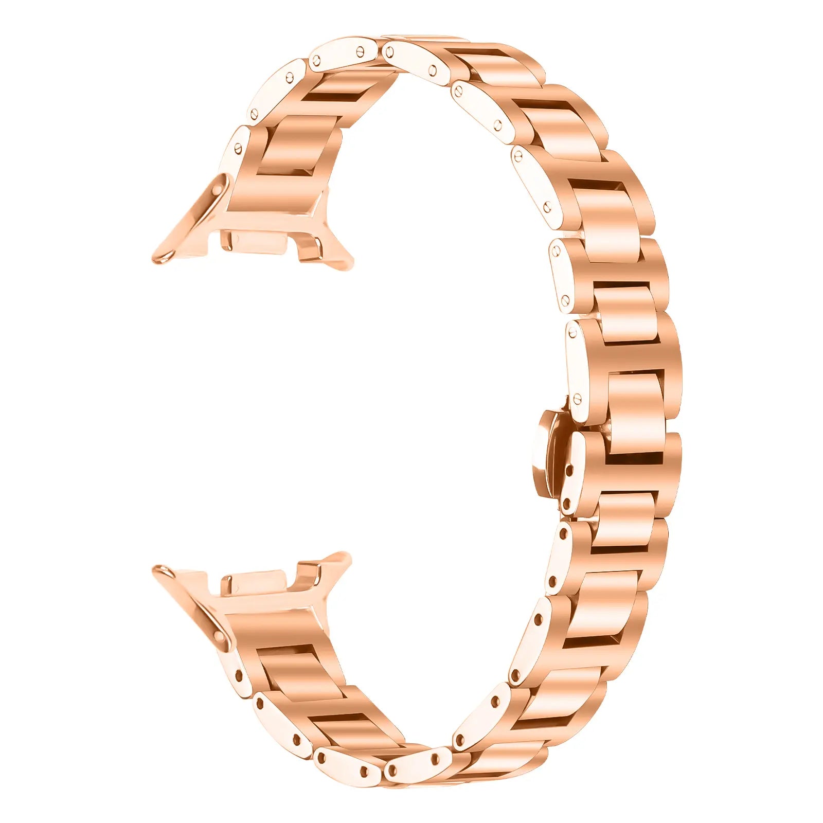 Samsung Galaxy Watch 8 - 44mm slimfit stalen band (roségoud)