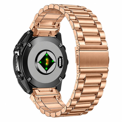 Garmin Approach S72 - 43mm premium stalen band (roségoud)