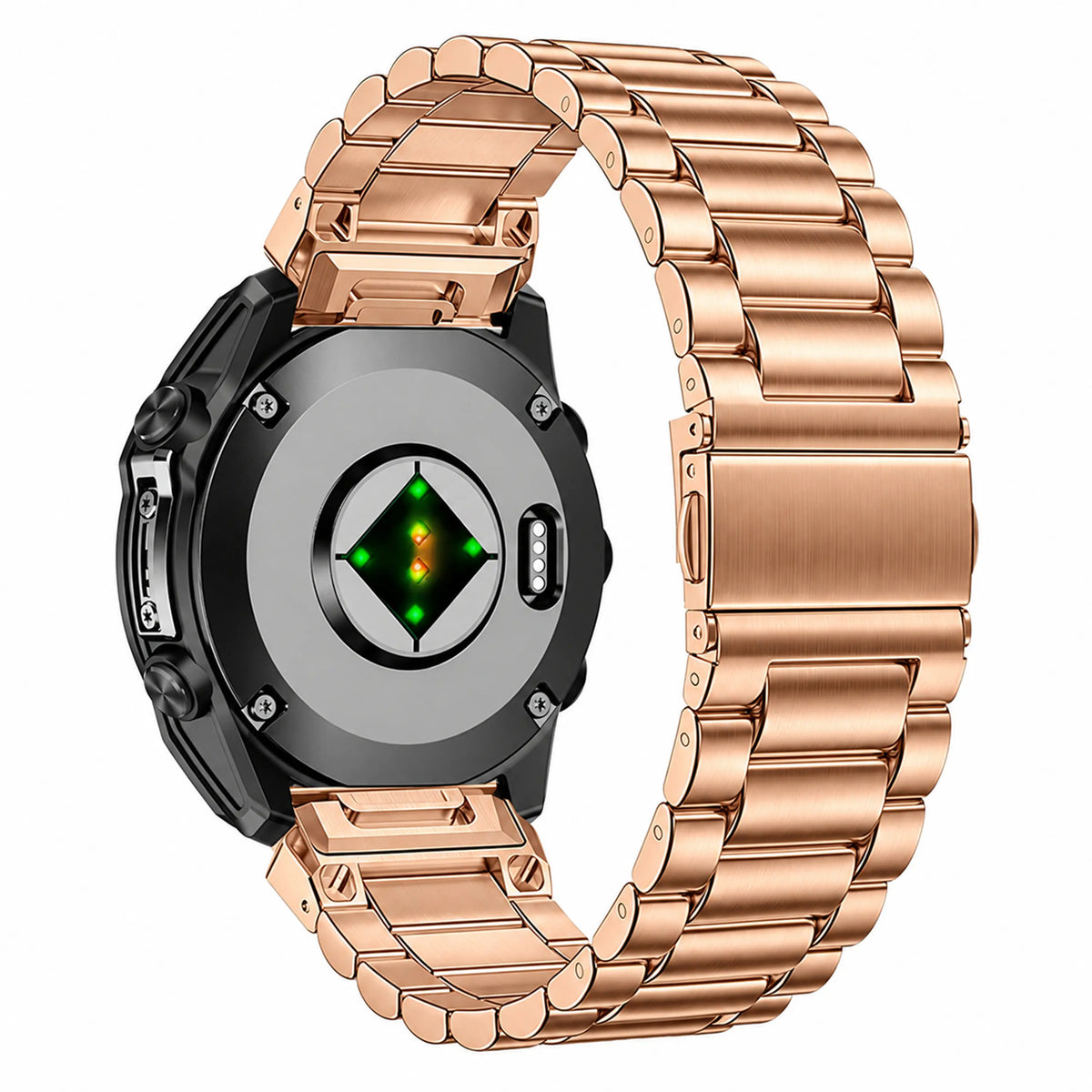 Garmin Approach S72 - 43mm premium stalen band (roségoud)