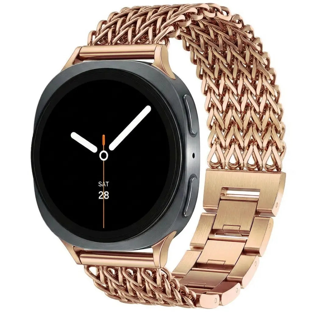 Samsung Galaxy Watch 9 - 40mm Metal Mesh Strap (Rose Gold)