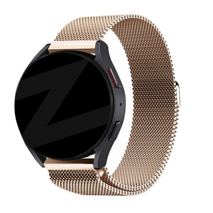 Bandz Garmin Venu 2 Plus Milanese loop band (rosé goud)