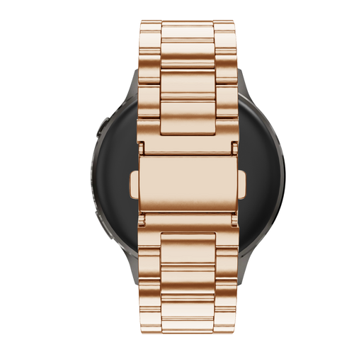 Bandz Garmin Forerunner 70 stalen band 'Classic' (roségoud)