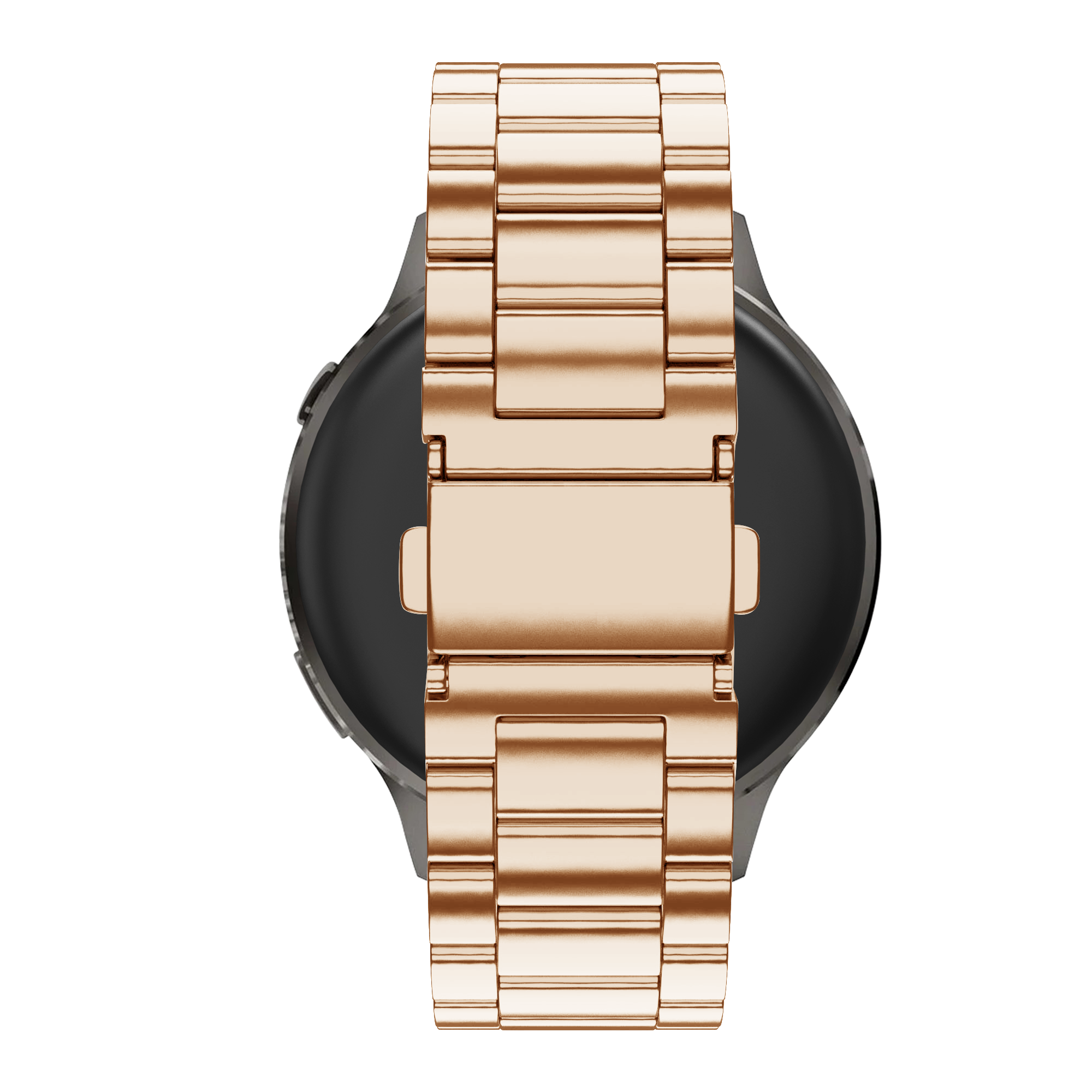 Bandz Garmin Forerunner 70 stalen band 'Classic' (roségoud)