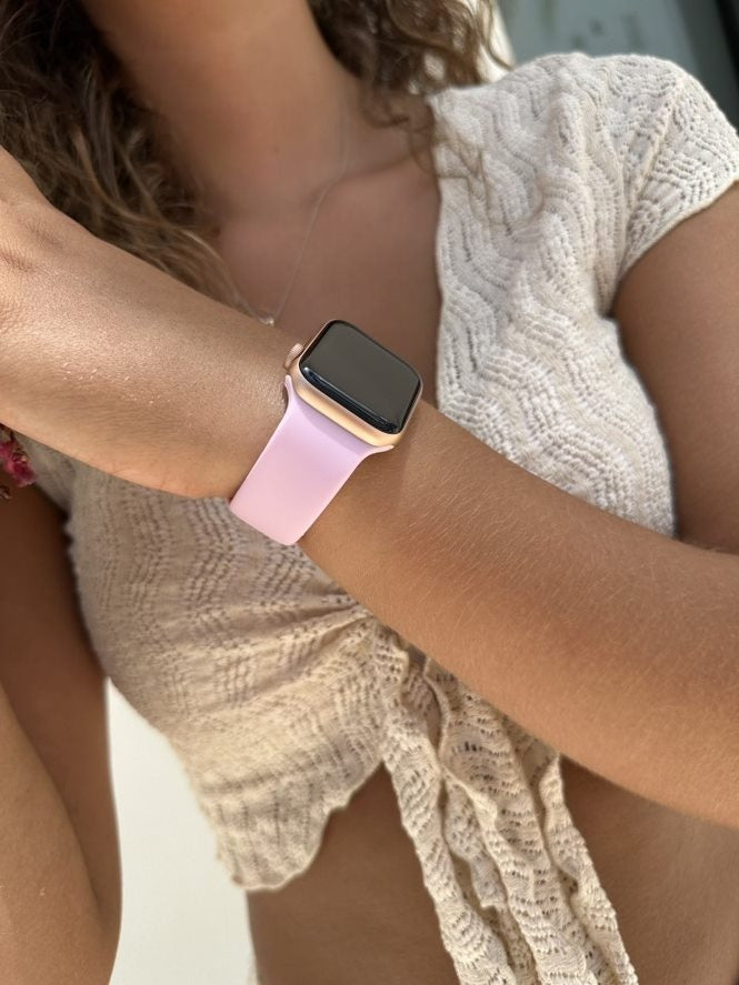 xoxo Wildhearts Apple Watch siliconen bandje (roze)