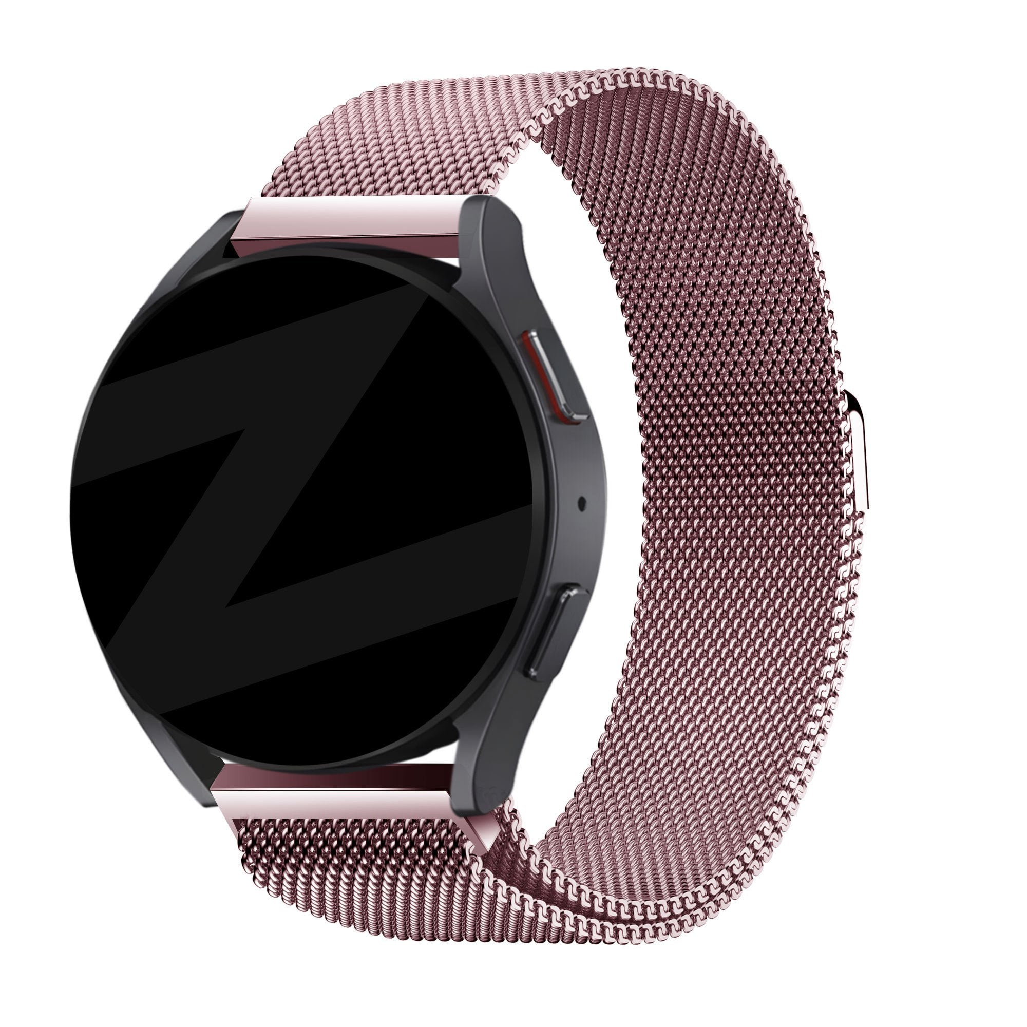 Bandz Garmin Venu SQ 2 Milanese loop band (roze)