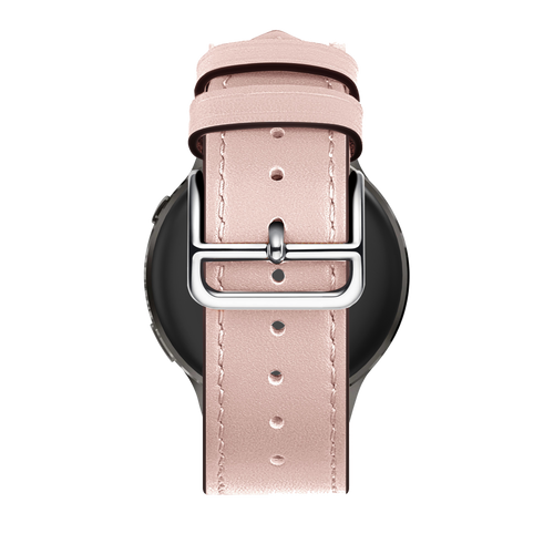 Bandz Garmin Vivoactive 4s lederen band 'Deluxe' (roze)