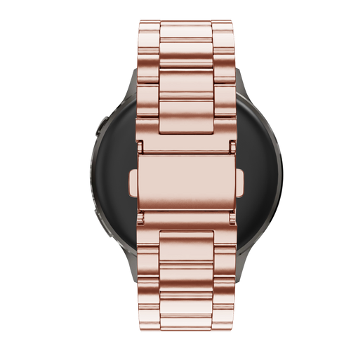 Bandz Garmin Forerunner 70 Steel Strap 'Classic' (Pink)
