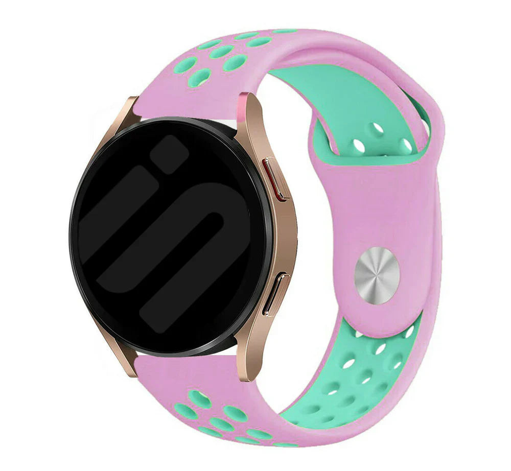 Withings ScanWatch Nova sport bandje (roze/aqua)